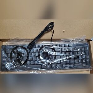 ASUS (New In Box) Black Wired Keyboard, Model K49